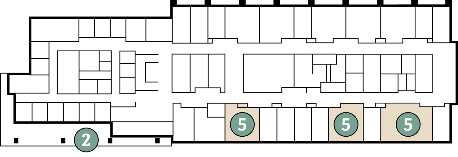 Chesapeake Bay Hall Second Floor Map