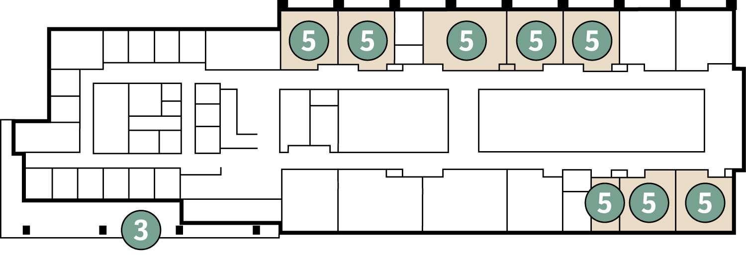 Chesapeake Bay Hall Third Floor Map